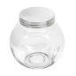 POT POUR STOCKER SPHÉRIQUE WAKI GLASS 3 L 19,5x13,5x19,5 CM TRANSPARENT VERRE (6 UNITÉ) POT POUR STOCKER SPHÉRIQUE