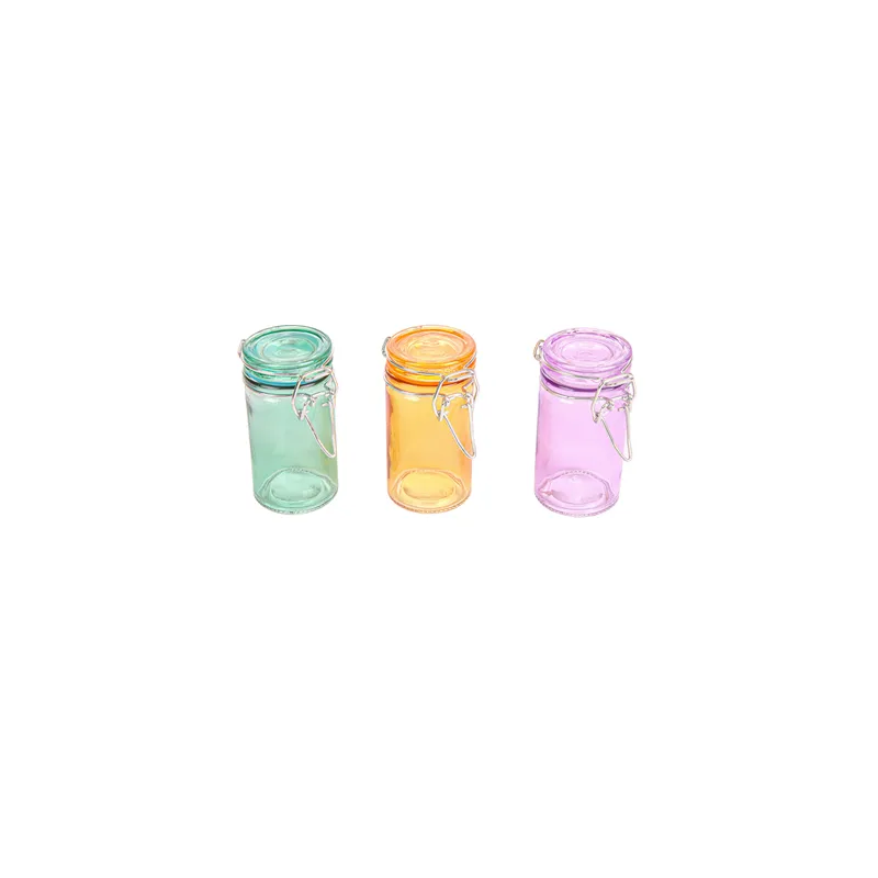 CANISTER POUR MISE EN BOUCHE WAKI GLASS 70 ML Ø 4,5x8,6 CM ASSORTI VERRE (96 UNITÉ)