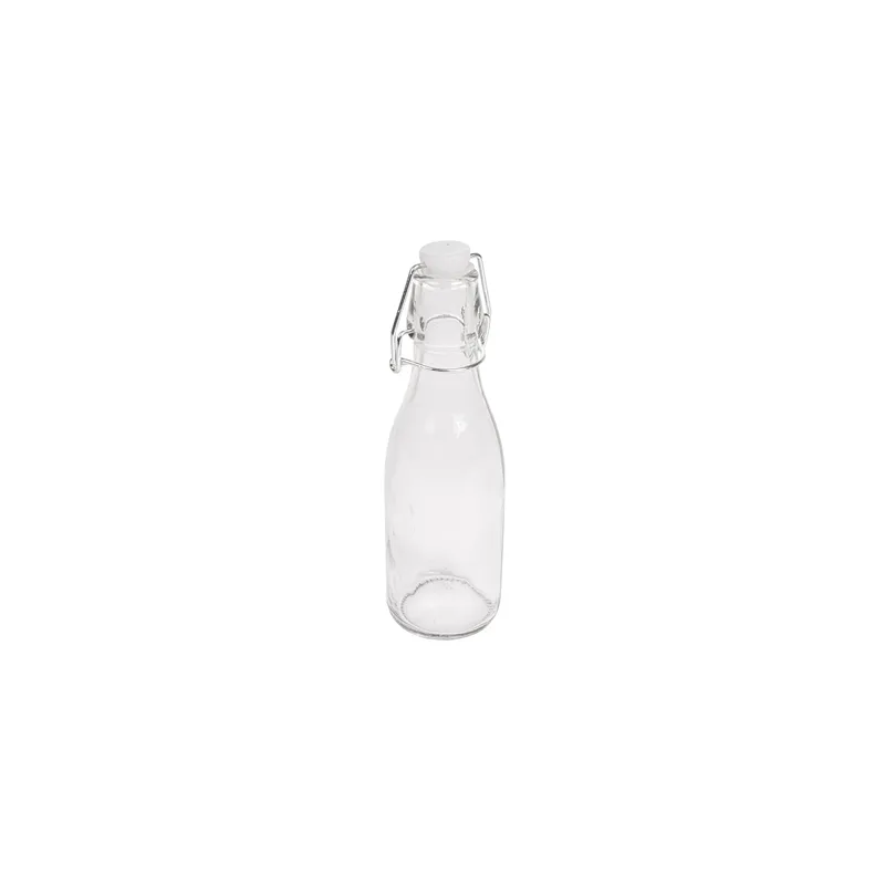 BOUTEILLE + FERMETURE CLIP WAKI GLASS 250 ML Ø 5,5x19,5 CM TRANSPARENT VERRE (48 UNITÉ) BOUTEILLE + FERMETURE CLIP WAKI GLASS 250 ML Ø 5,5x19,5 CM TRANSPARENT VERRE (48 UNITÉ)