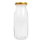 FLACON AVEC COUVERCLE WAKI GLASS 265 ML Ø 6x13,5 CM TRANSPARENT VERRE (48 UNITÉ) FLACON AVEC COUVERCLE
