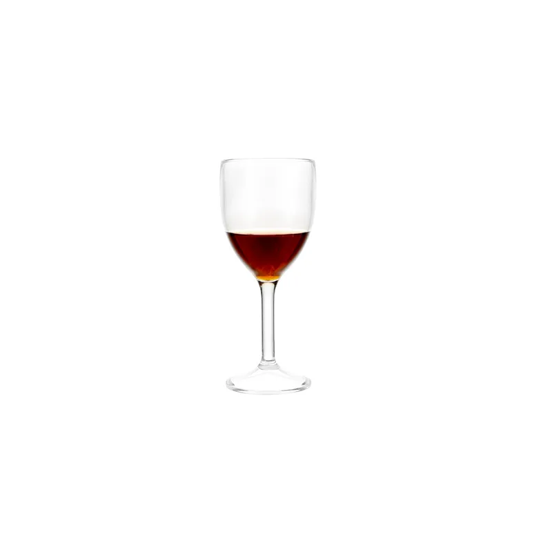 VERRES À PIED À VIN  300 ML Ø 7,6/7,2x18,8 CM TRANSPARENT POLYCARBONATE (6 UNITÉ)