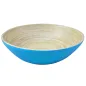 BOLS Ø 20x6 CM TURQUOISE BAMBOU (1 UNITÉ) BOLS