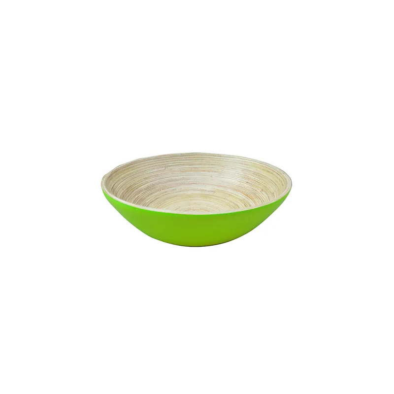BOLS Ø 20x6 CM VERT ANIS BAMBOU (1 UNITÉ) BOLS Ø 20x6 CM VERT ANIS BAMBOU (1 UNITÉ)