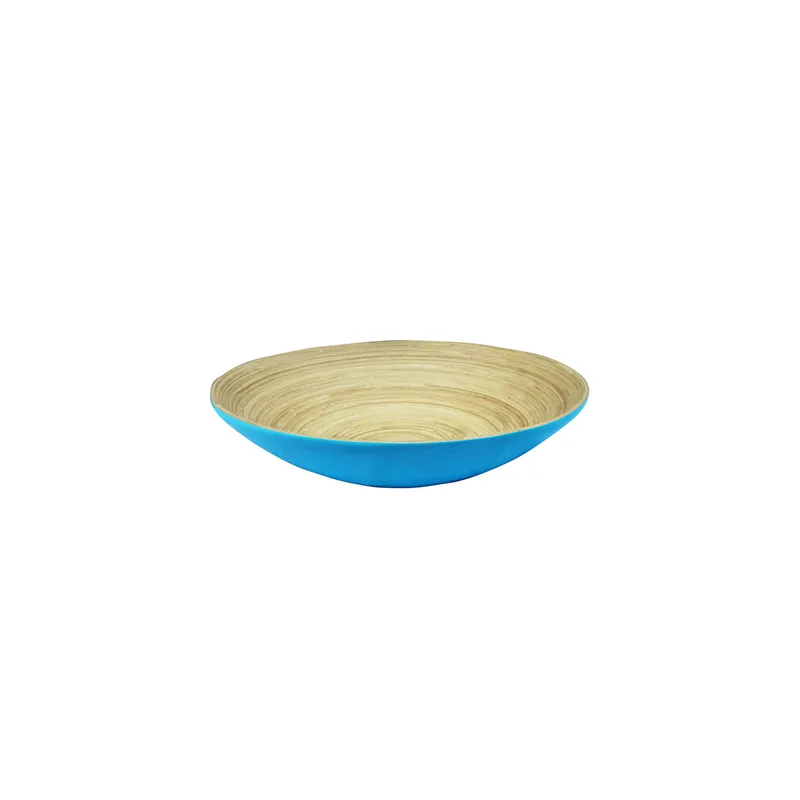 BOLS Ø 30x9 CM TURQUOISE BAMBOU (1 UNITÉ) BOLS Ø 30x9 CM TURQUOISE BAMBOU (1 UNITÉ)
