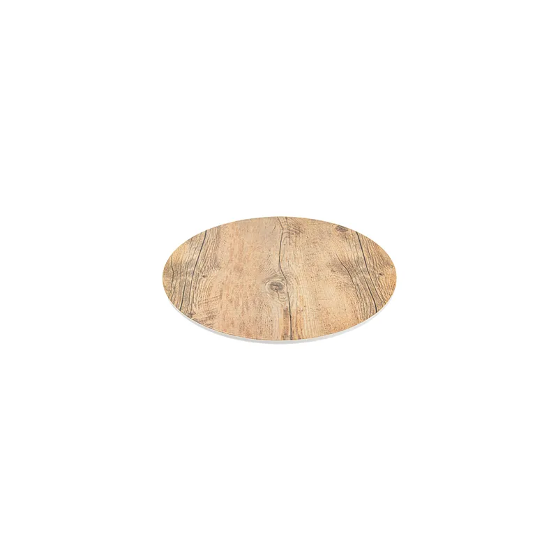 PLATEAUX RONDS ASAMI WARE  Ø 33 x 0,4 CM COMPARAISON BOIS MÉLAMINE (3 UNITÉ)