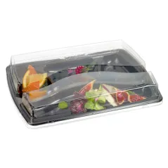 PLATEAU REPAS POUR EMPORTER + COUVERCLE