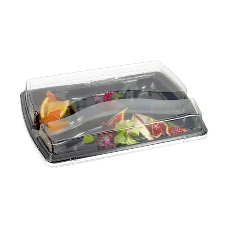 PLATEAU REPAS POUR EMPORTER + COUVERCLE
