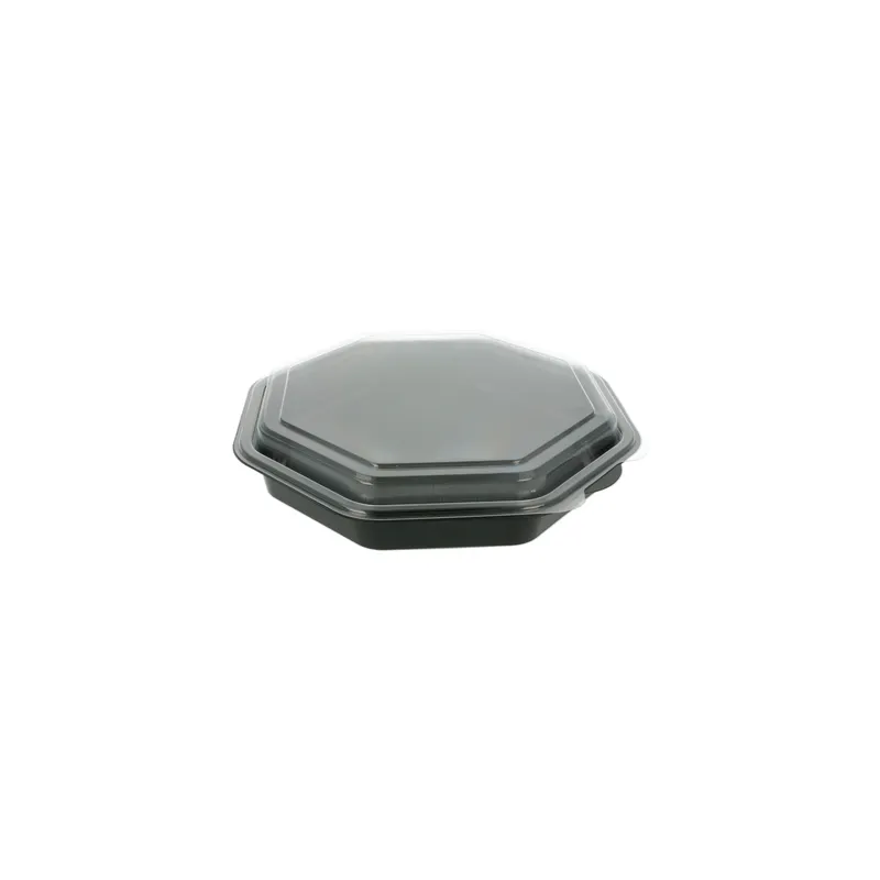 RÉCIPIENTS 1064 ML 23x23x5 CM NOIR PS (200 UNITÉ) RÉCIPIENTS 1064 ML 23x23x5 CM NOIR PS (200 UNITÉ)
