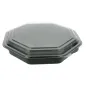 RÉCIPIENTS 1064 ML 23x23x5 CM NOIR PS (200 UNITÉ) RÉCIPIENTS