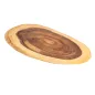PLATEAUX PRÉSENTATION OVALES WOOD 50,8x20,3x1,9 CM NATUREL BOIS (6 UNITÉ) PLATEAUX PRÉSENTATION OVALES