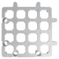 PLATEFORME PROTECTION MARCHANDISES 33x33x4 CM GRIS PP (1 UNITÉ) PLATEFORME PROTECTION MARCHANDISES