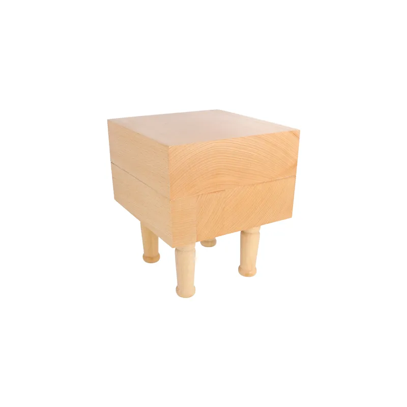 ÉLÉVATEUR   15,25x15,25x17,5 CM NATUREL BOIS (1 UNITÉ)