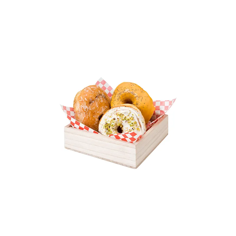 BOÎTE PRÉSENTATION BUFFET WOOD  16x15x5 CM NATUREL BOIS (1 UNITÉ)