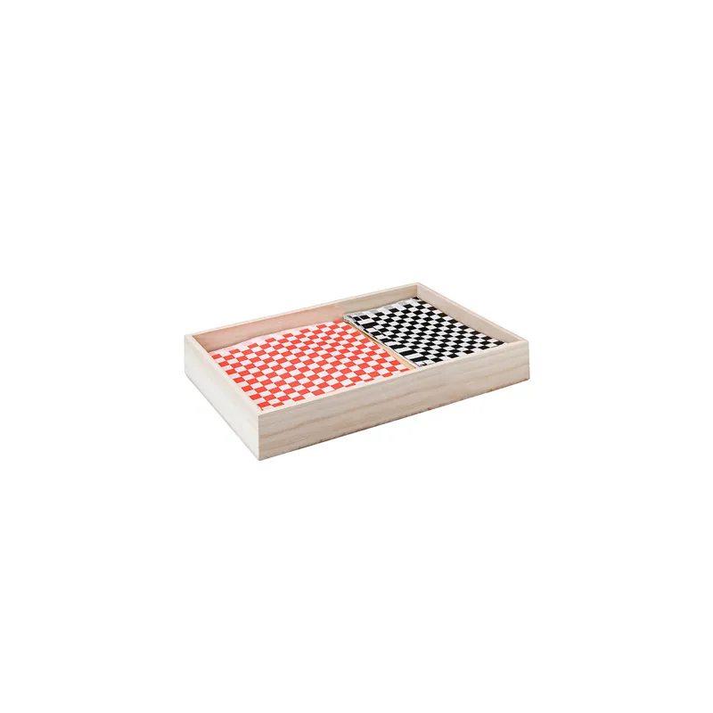 BOÎTE PRÉSENTATION BUFFET WOOD  37x30x10 CM NATUREL BOIS (1 UNITÉ)