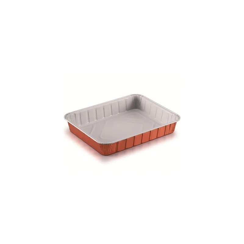 RÉCIPIENTS LAQUÉS 1190 ML 22,7x17,7x3,6 CM CUIVRE ALUMINIUM (100 UNITÉ) RÉCIPIENTS LAQUÉS 1190 ML 22,7x17,7x3,6 CM CUIVRE ALUMINIUM (100 UNITÉ)