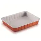 RÉCIPIENTS LAQUÉS 1190 ML 22,7x17,7x3,6 CM CUIVRE ALUMINIUM (100 UNITÉ) RÉCIPIENTS LAQUÉS