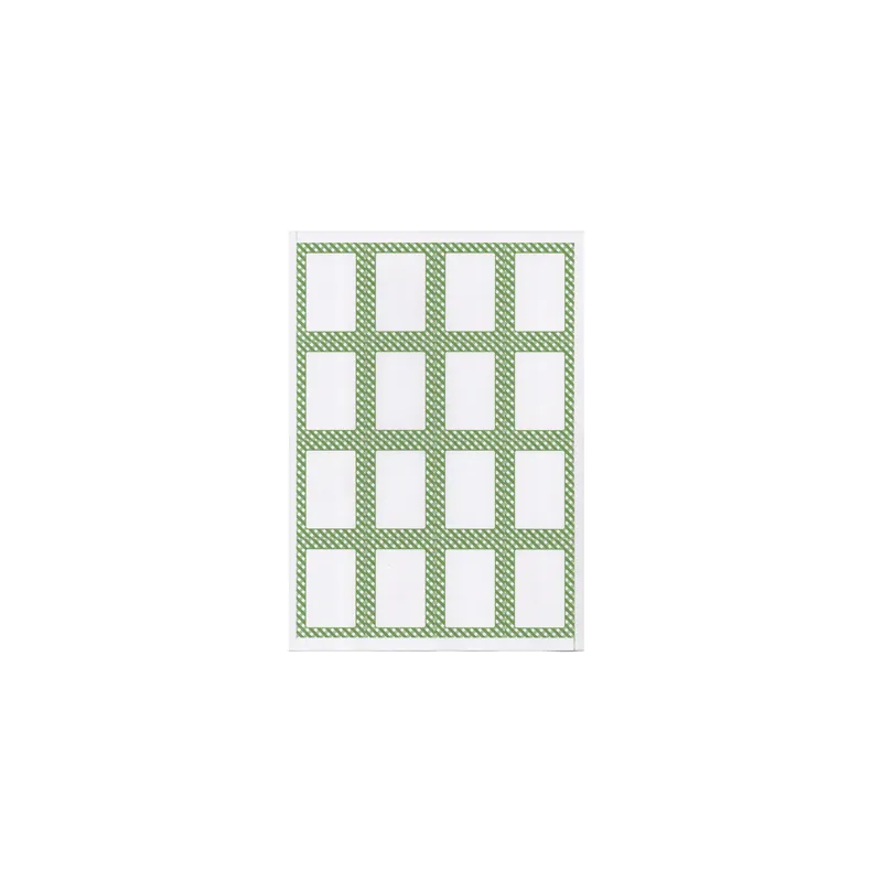 100 FEUILLES ÉTIQUETTES RECTANGULAIRES   4,5x6,5 CM BLANC PAPIER (1 UNITÉ)