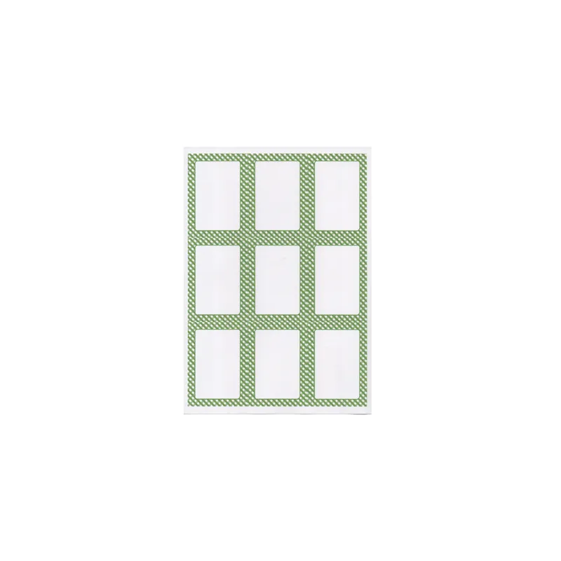 100 FEUILLES ÉTIQUETTES RECTANGULAIRES 6,3x9 CM BLANC PAPIER (1 UNITÉ) 100 FEUILLES ÉTIQUETTES RECTANGULAIRES 6,3x9 CM BLANC PAPIER (1 UNITÉ)