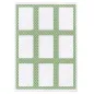100 FEUILLES ÉTIQUETTES RECTANGULAIRES 6,3x9 CM BLANC PAPIER (1 UNITÉ) 100 FEUILLES ÉTIQUETTES RECTANGULAIRES