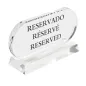 PLAQUE "RESERVADO-RÉSERVÉ-RESERVED"