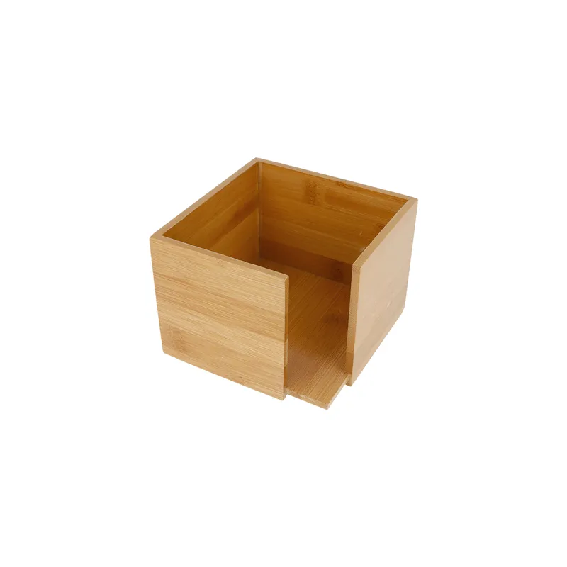 DISTRIBUTEUR SERVIETTES BAMBOO 13,5x13,5x10 CM NATUREL BAMBOU (1 UNITÉ) DISTRIBUTEUR SERVIETTES BAMBOO 13,5x13,5x10 CM NATUREL BAMBOU (1 UNITÉ)
