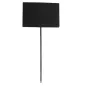 5 U. PIQUES ARDOISES RECTANGULAIRES BAMBOO 8x5,4x18 CM NOIR BAMBOU (1 UNITÉ) 5 U. PIQUES ARDOISES RECTANGULAIRES