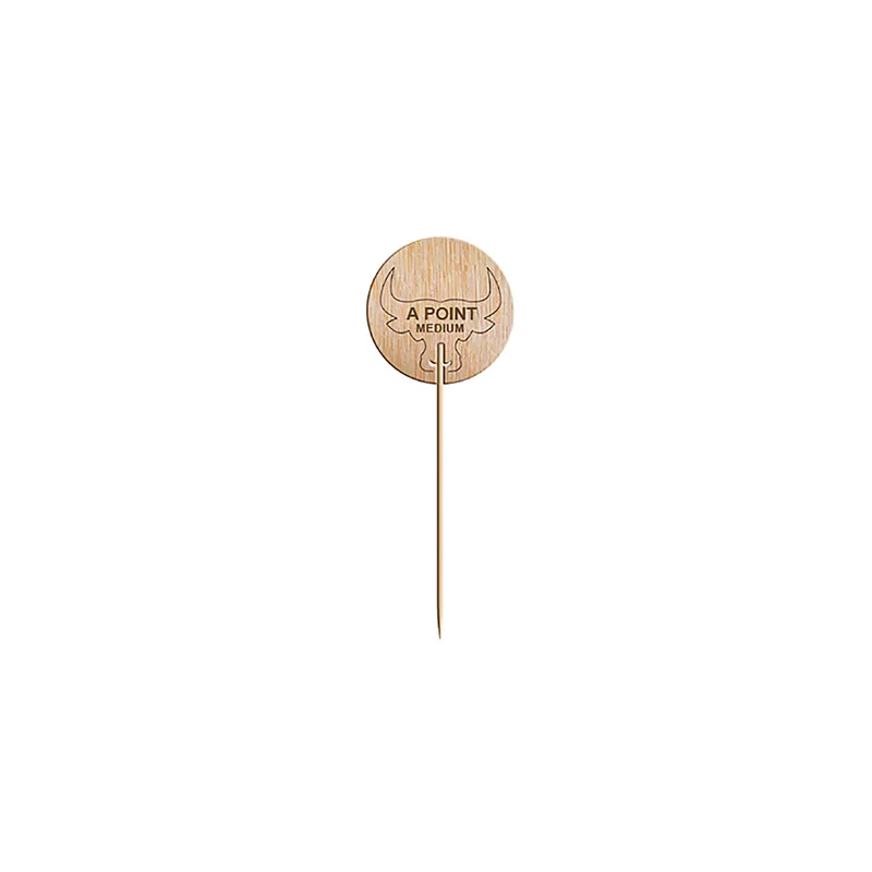 STEAK MARKER - À POINT 9,5 CM NATUREL BOIS (100 UNITÉ) STEAK MARKER - À POINT 9,5 CM NATUREL BOIS (100 UNITÉ)