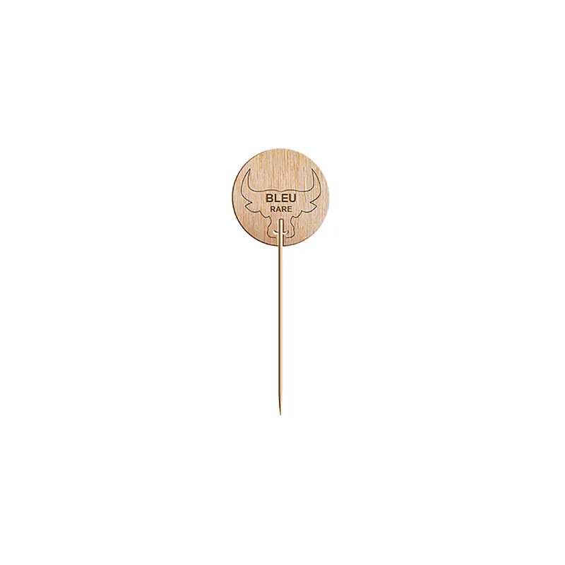 STEAK MARKER - BLEU 9,5 CM NATUREL BOIS (100 UNITÉ) STEAK MARKER - BLEU 9,5 CM NATUREL BOIS (100 UNITÉ)