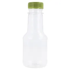 FLACONS AVEC BOUCHON PLASTIQUE 110 ML Ø4,5x11,4 CM TRANSPARENT PET (100 UNITÉ)