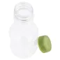FLACONS AVEC BOUCHON PLASTIQUE 110 ML Ø4,5x11,4 CM TRANSPARENT PET (100 UNITÉ) FLACONS AVEC BOUCHON PLASTIQUE