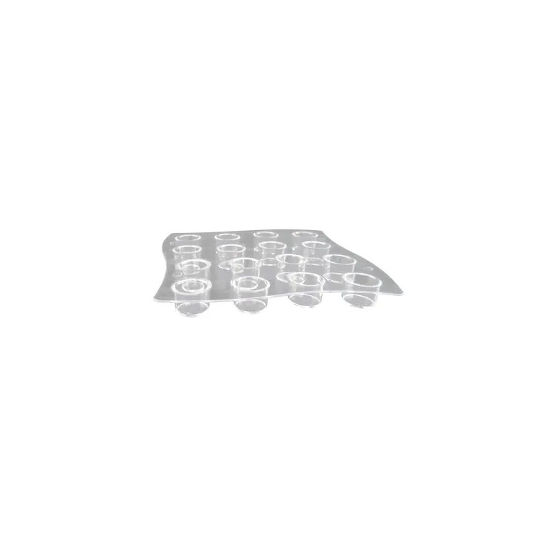 SUPPORTS RÉUTILISABLES POUR 16 VERRINES TUBES 15,5x15,5x1,6 CM TRANSPARENT PS (2 UNITÉ) SUPPORTS RÉUTILISABLES POUR 16 VERRINES TUBES 15,5x15,5x1,6 CM TRANSPARENT PS (2 UNITÉ)