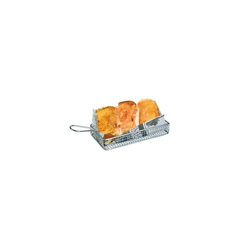 MINI FRITEUSE LONGUE ARTINOX  24x15x3,5 CM ARGENTE INOX (6 UNITÉ)