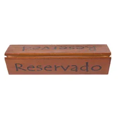 PLAQUES "RESERVADO/RESERVED"