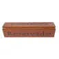PLAQUES "RESERVADO/RESERVED"