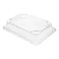 COUVERCLE POUR CODE 212.95 19x13,6x3,2 CM TRANSPARENT OPS (800 UNITÉ) COUVERCLE POUR CODE 212.95