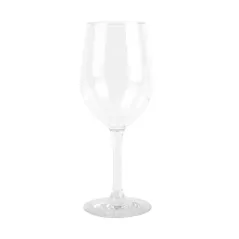 VERRES À PIED À VIN  325 ML Ø 6/7,4x20 CM TRANSPARENT POLYCARBONATE (12 UNITÉ)
