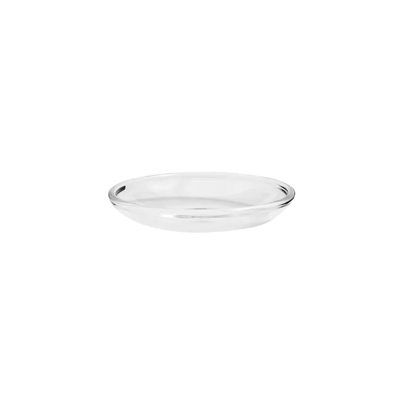 MINI ASSIETTES Ø 6x1 CM TRANSPARENT VERRE BOROSILICATE (12 UNITÉ) MINI ASSIETTES Ø 6x1 CM TRANSPARENT VERRE BOROSILICATE (12 UNITÉ)