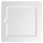 ASSIETTES CARRÉES BIONIC 20x20x1 CM BLANC BAGASSE (200 UNITÉ) ASSIETTES CARRÉES