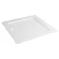 ASSIETTES CARRÉES BIONIC 20x20x1 CM BLANC BAGASSE (200 UNITÉ) ASSIETTES CARRÉES