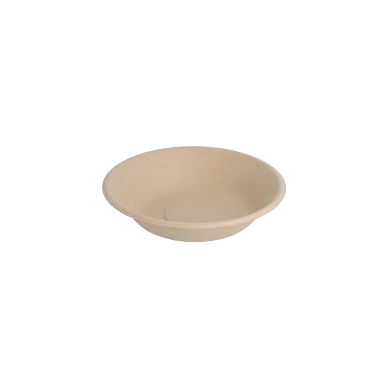 ASSIETTES CREUSES BIONIC 460 ML Ø 16x3,6 CM NATUREL BAGASSE (1000 UNITÉ)