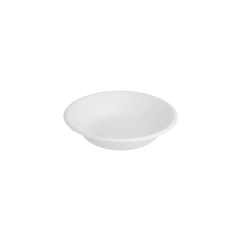 ASSIETTES CREUSES BIONIC 460 ML Ø 16x3,6 CM BLANC BAGASSE (1000 UNITÉ)