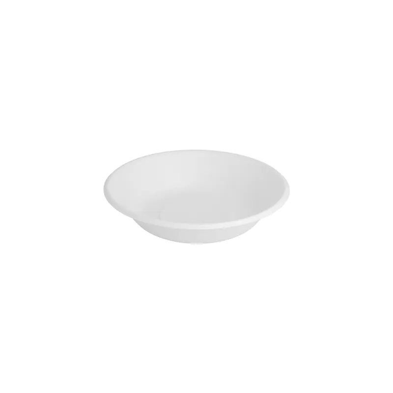 ASSIETTES CREUSES BIONIC 680 ML Ø 19x4 CM BLANC BAGASSE (1000 UNITÉ)