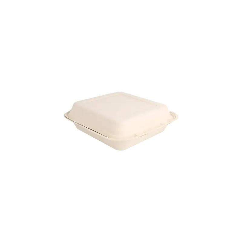 COQUILLES "M" BIONIC 820 ML 20x20x7,5 CM NATUREL BAGASSE (250 UNITÉ)