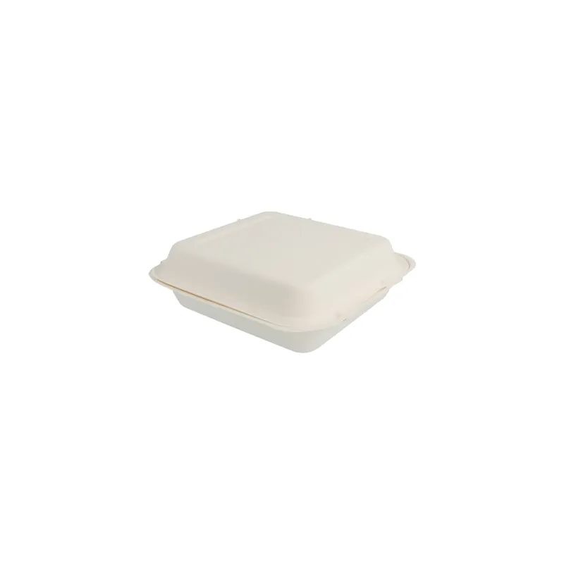 COQUILLES "M" BIONIC 820 ML 20x20x7,5 CM BLANC BAGASSE (250 UNITÉ)