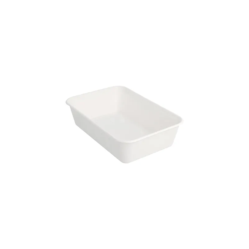 CONTENEURS BIONIC 700 ML 17,5x12x4,5 CM BLANC BAGASSE (500 UNITÉ)