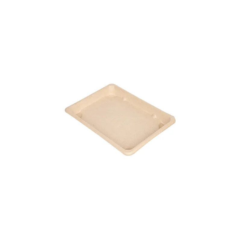BOÎTES SUSHI BIONIC  18,5x13x1,5 CM NATUREL BAGASSE (800 UNITÉ)