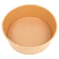 POTS SALADIERS 1300 ML - 43,3 oz 320 + 18 PE G/M2 Ø 18,4/16x6,6 CM NATUREL KRAFT (300 UNITÉ) POTS SALADIERS