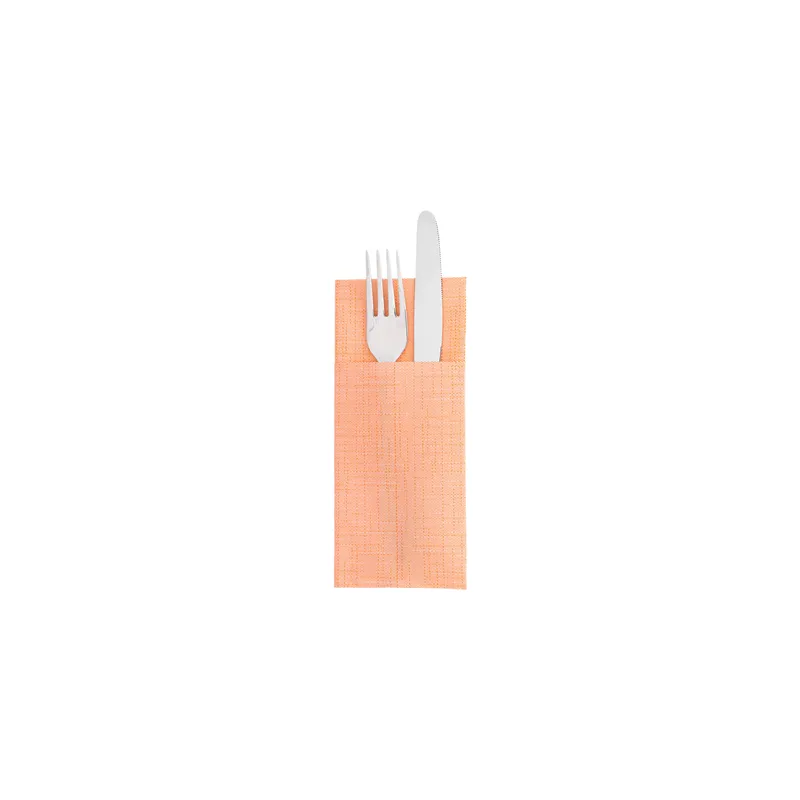 SERVIETTES "CANGURITO" 'DRY COTTON' 55 G/M2 33x40 CM MANDARINE AIRLAID (700 UNITÉ)