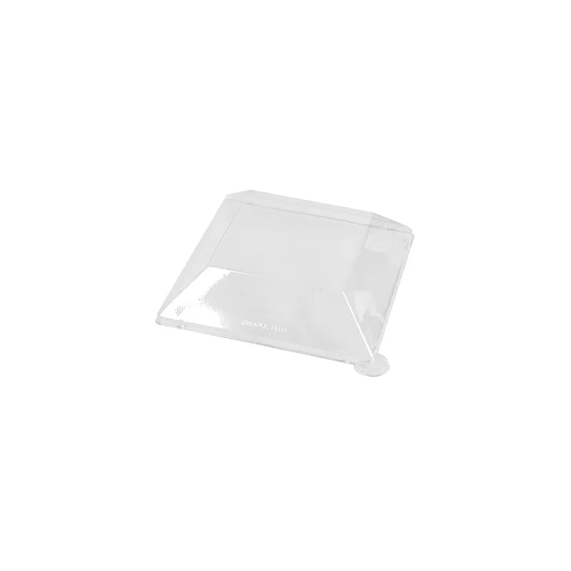 COUVERCLES POUR RÉF. 213.71 16x16x4 CM TRANSPARENT PET (400 UNITÉ) COUVERCLES POUR RÉF. 213.71 16x16x4 CM TRANSPARENT PET (400 UNITÉ)