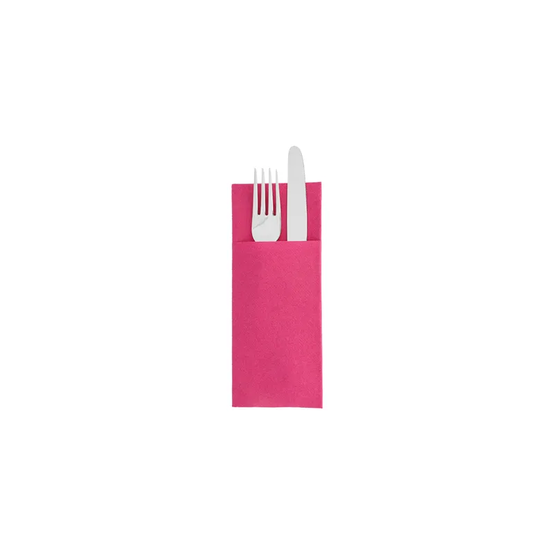 SERVIETTES "CANGURITO"  55 G/M2 33x40 CM FUCHSIA AIRLAID (700 UNITÉ)